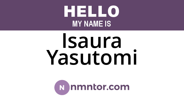 Isaura Yasutomi