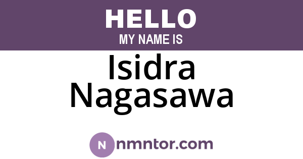 Isidra Nagasawa