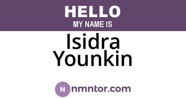 Isidra Younkin