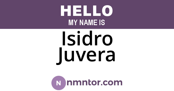 Isidro Juvera