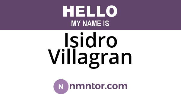 Isidro Villagran
