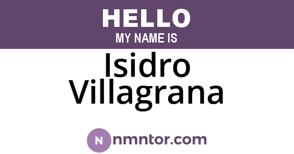 Isidro Villagrana