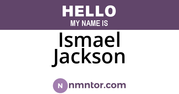 Ismael Jackson