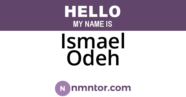 Ismael Odeh