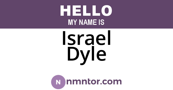 Israel Dyle