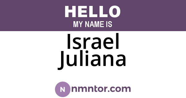 Israel Juliana