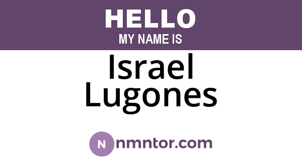 Israel Lugones