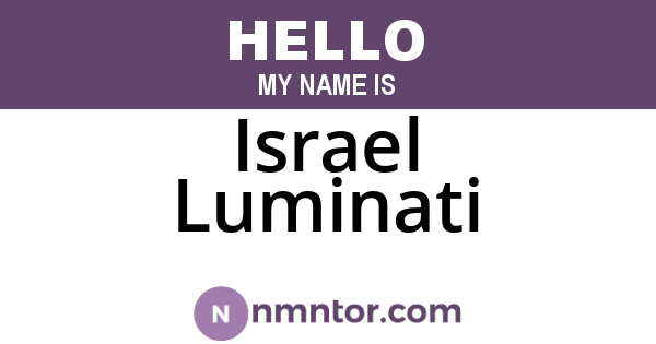 Israel Luminati