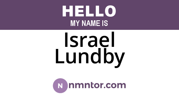 Israel Lundby