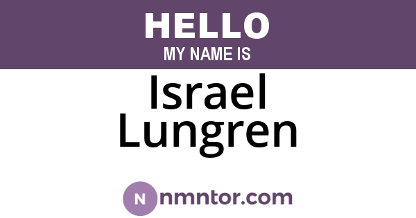 Israel Lungren