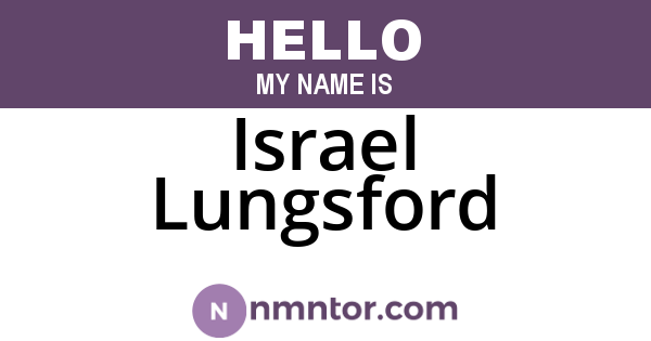Israel Lungsford