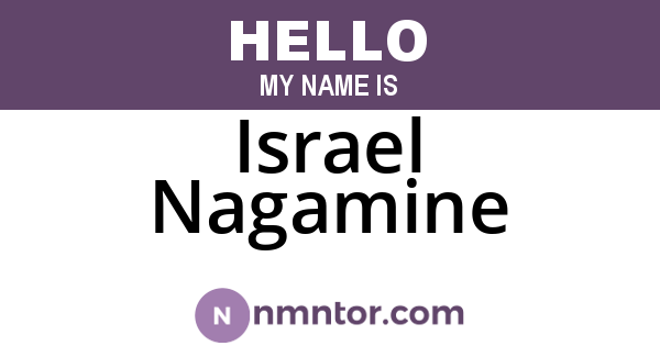Israel Nagamine