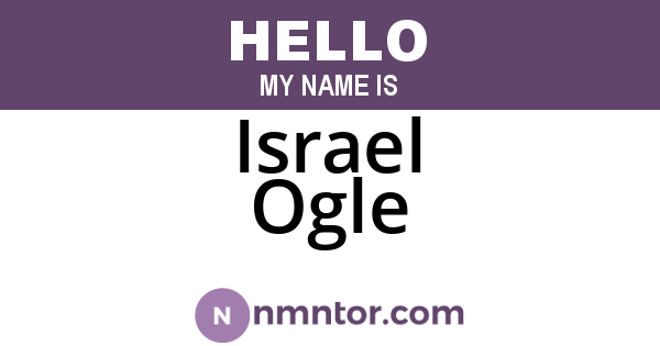 Israel Ogle