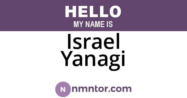Israel Yanagi