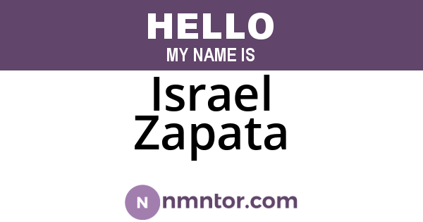 Israel Zapata