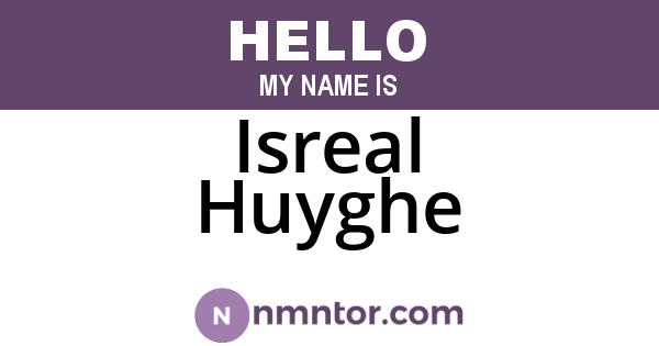 Isreal Huyghe