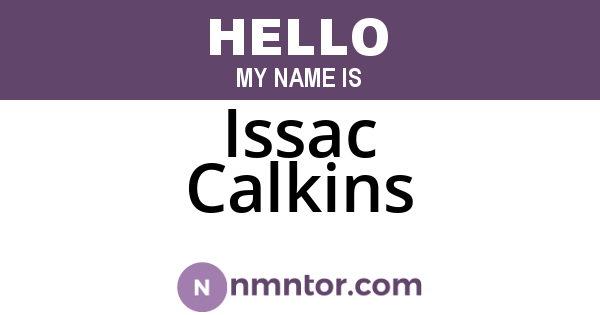 Issac Calkins