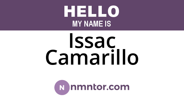 Issac Camarillo