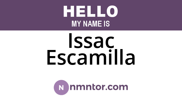 Issac Escamilla