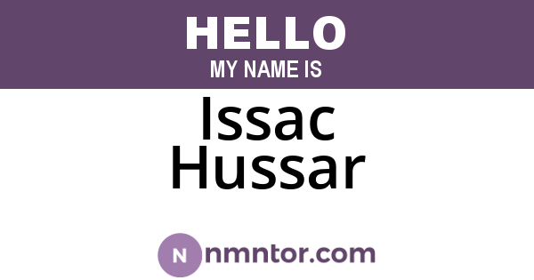 Issac Hussar