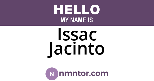 Issac Jacinto