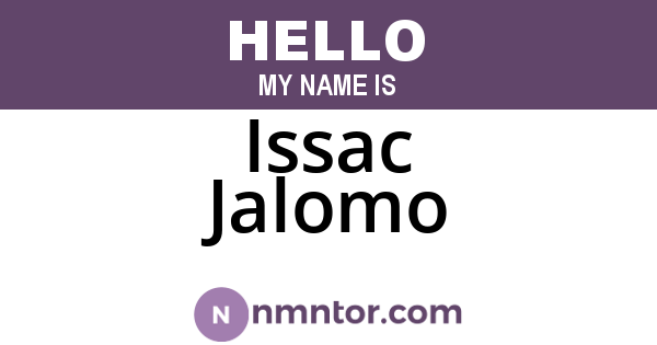 Issac Jalomo