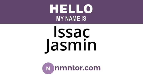 Issac Jasmin