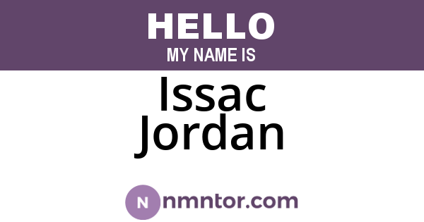 Issac Jordan