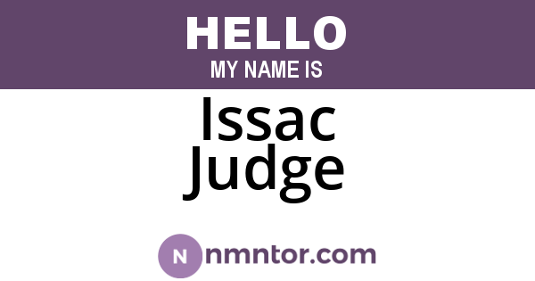Issac Judge