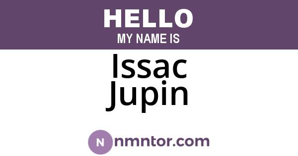 Issac Jupin