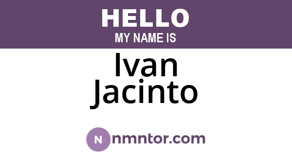 Ivan Jacinto