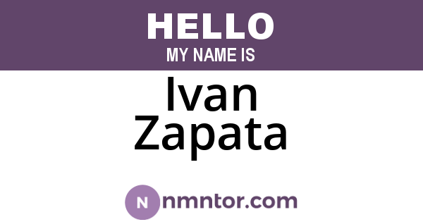 Ivan Zapata