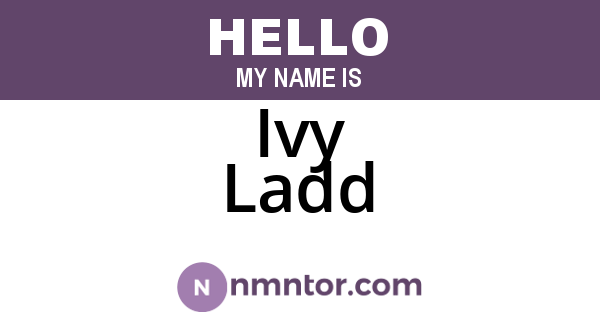 Ivy Ladd