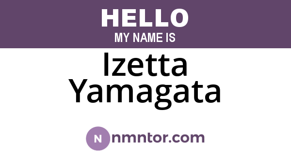 Izetta Yamagata