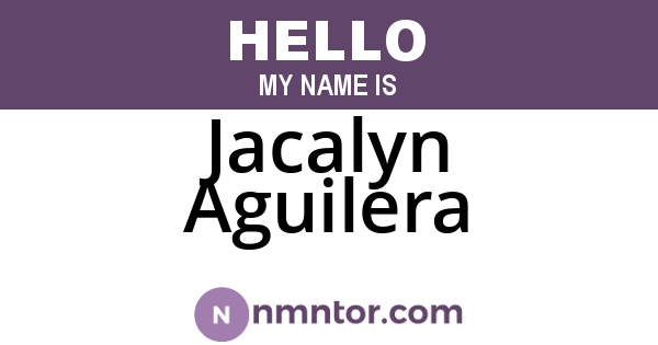 Jacalyn Aguilera