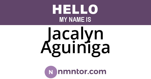 Jacalyn Aguiniga