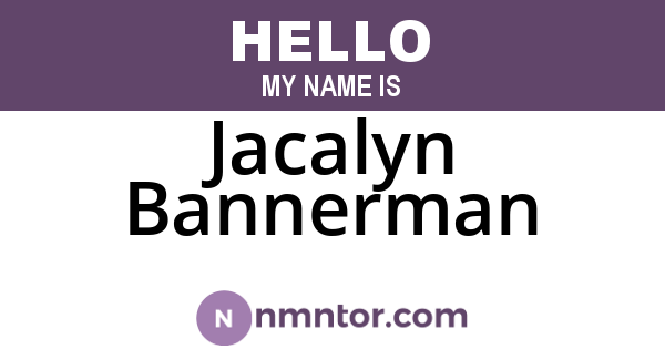 Jacalyn Bannerman