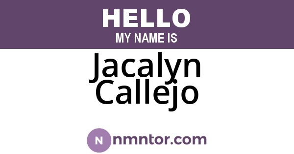 Jacalyn Callejo