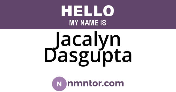 Jacalyn Dasgupta