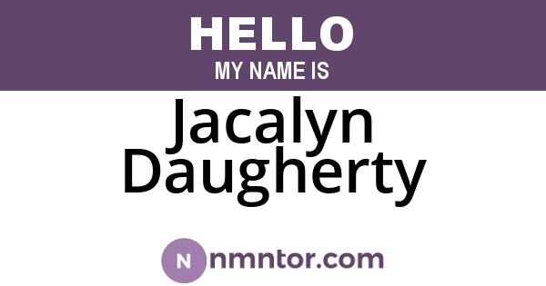 Jacalyn Daugherty