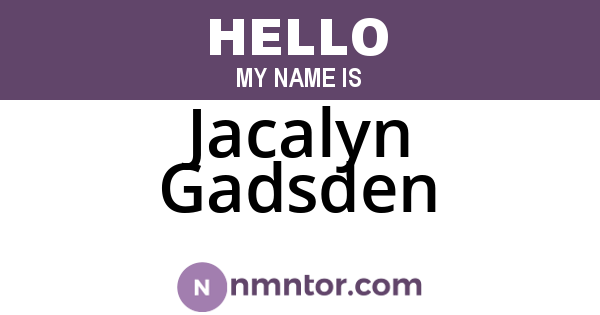 Jacalyn Gadsden