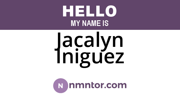 Jacalyn Iniguez