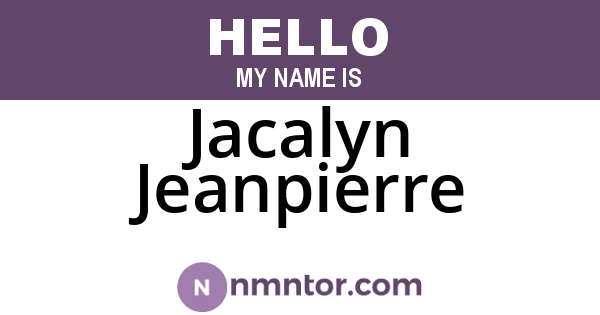 Jacalyn Jeanpierre