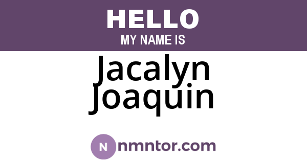 Jacalyn Joaquin