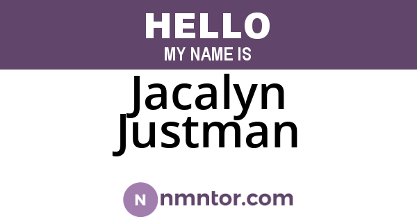 Jacalyn Justman