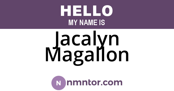 Jacalyn Magallon