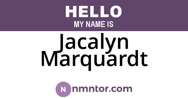 Jacalyn Marquardt