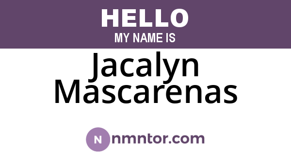 Jacalyn Mascarenas