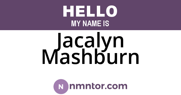 Jacalyn Mashburn