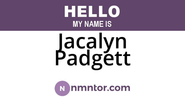 Jacalyn Padgett
